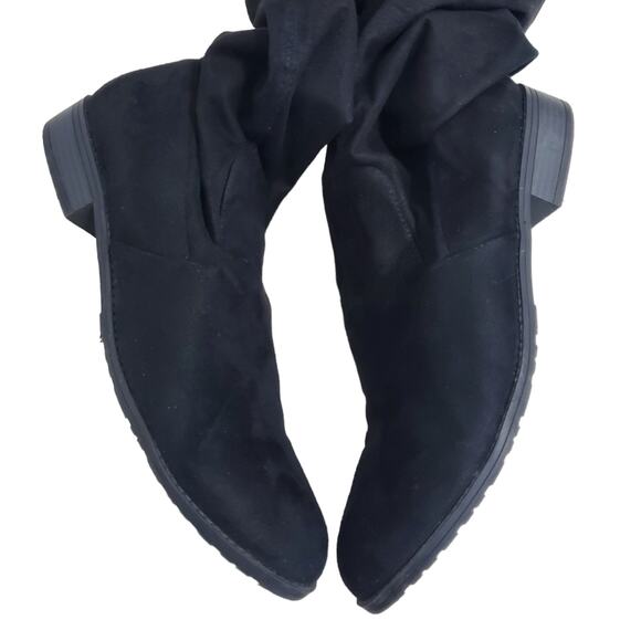 Guess | Simplee Over the Knee Faux Suede Boots - Picture 4 of 11